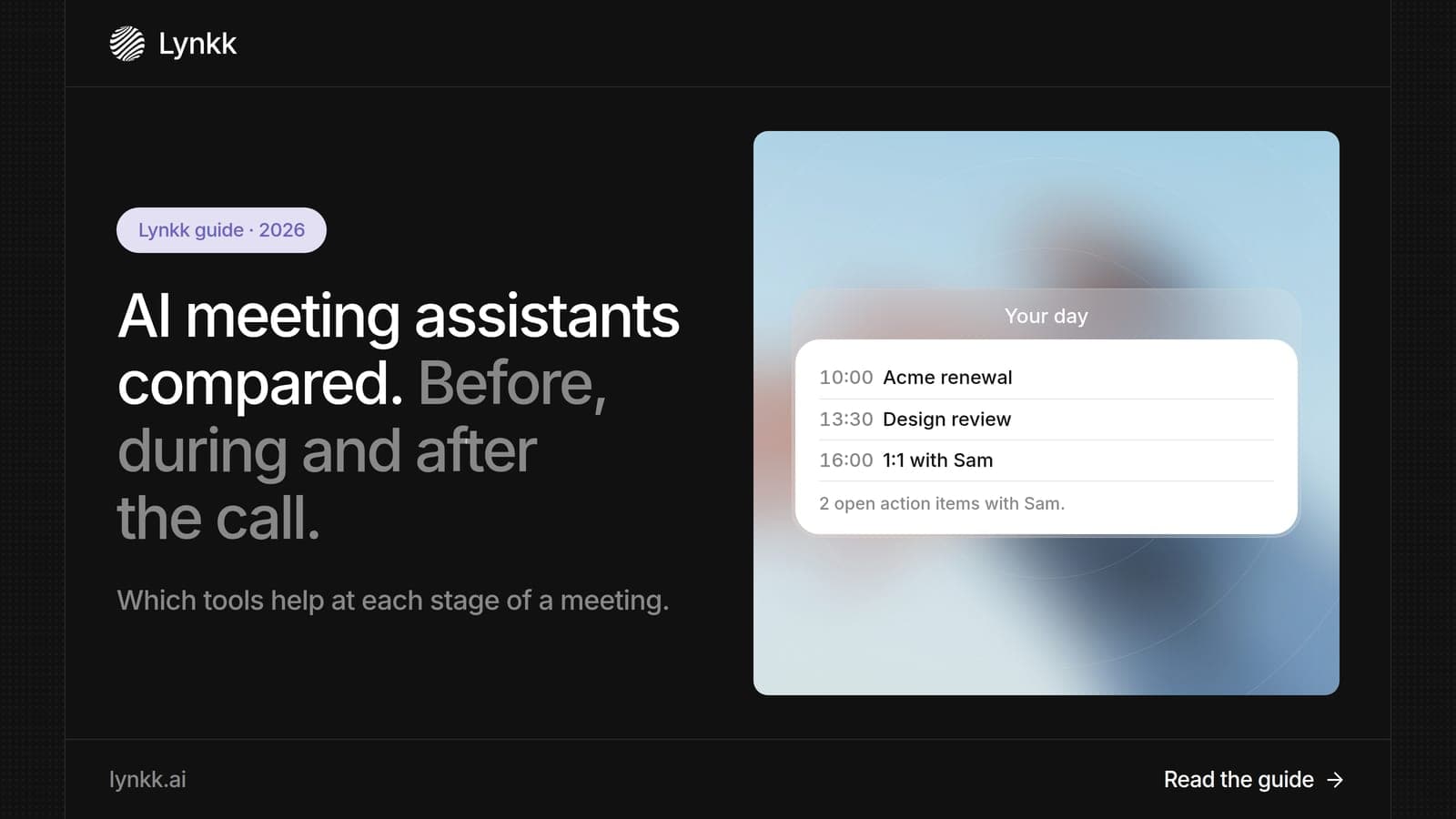 AI-powered meeting assistants compared for help before, during and after meetings