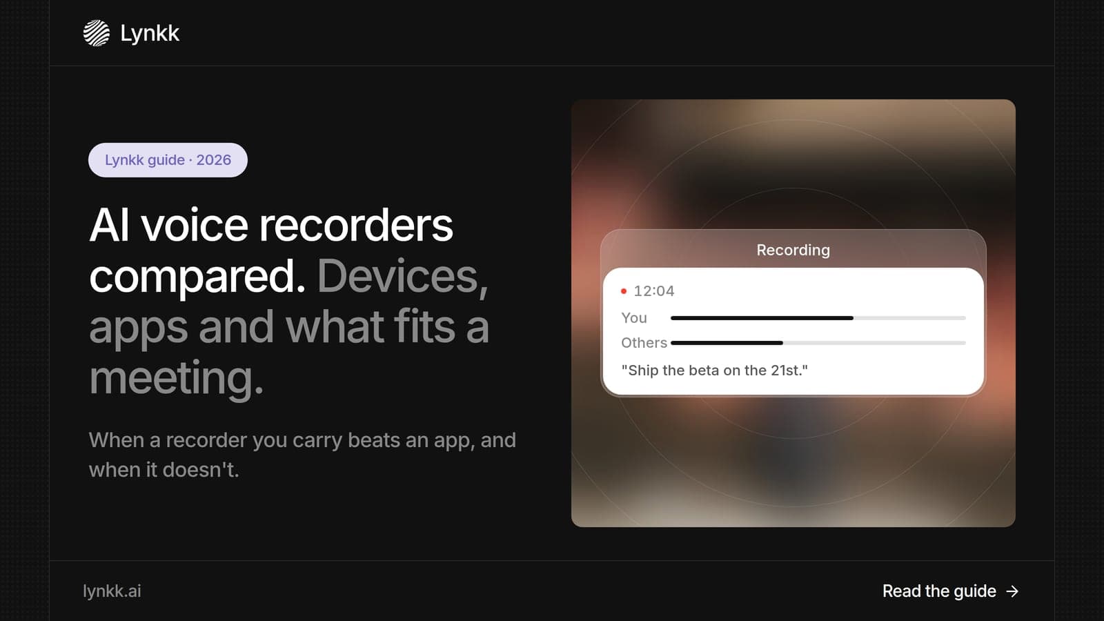 AI voice recorder devices and apps compared, including Plaud Note Pro and Pocket