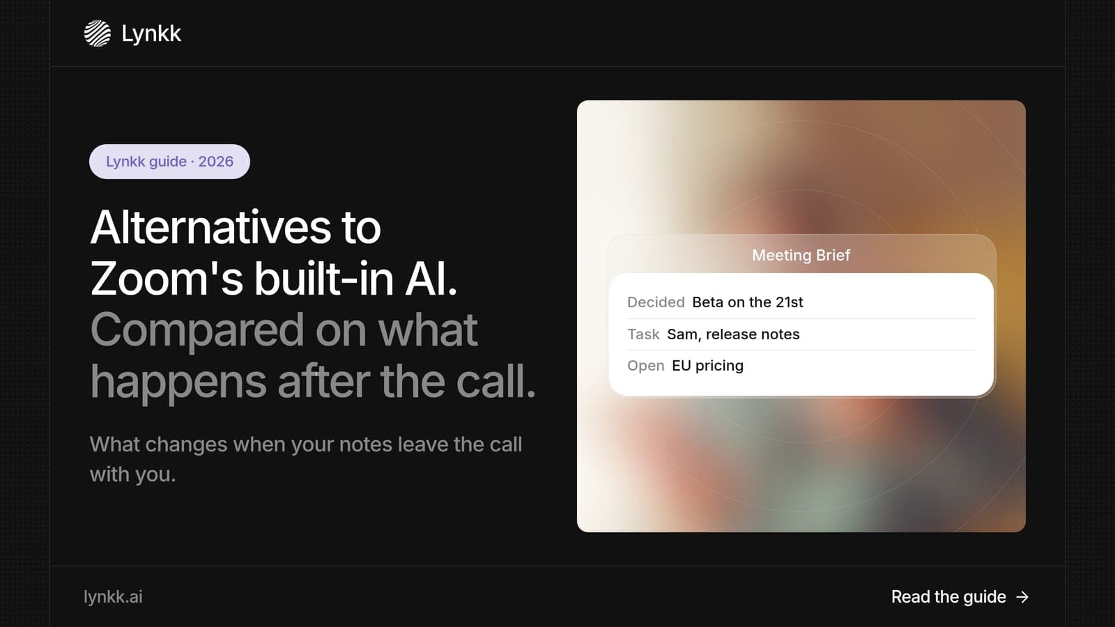 Zoom AI Companion alternatives compared on price, features and meeting follow-up