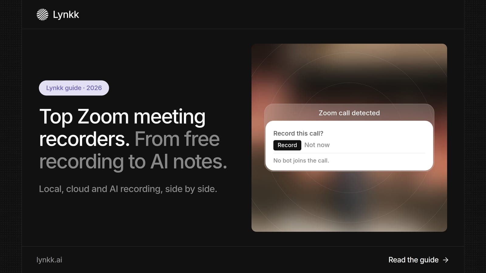 Zoom meeting recorder options compared, from free local recording to AI meeting notes