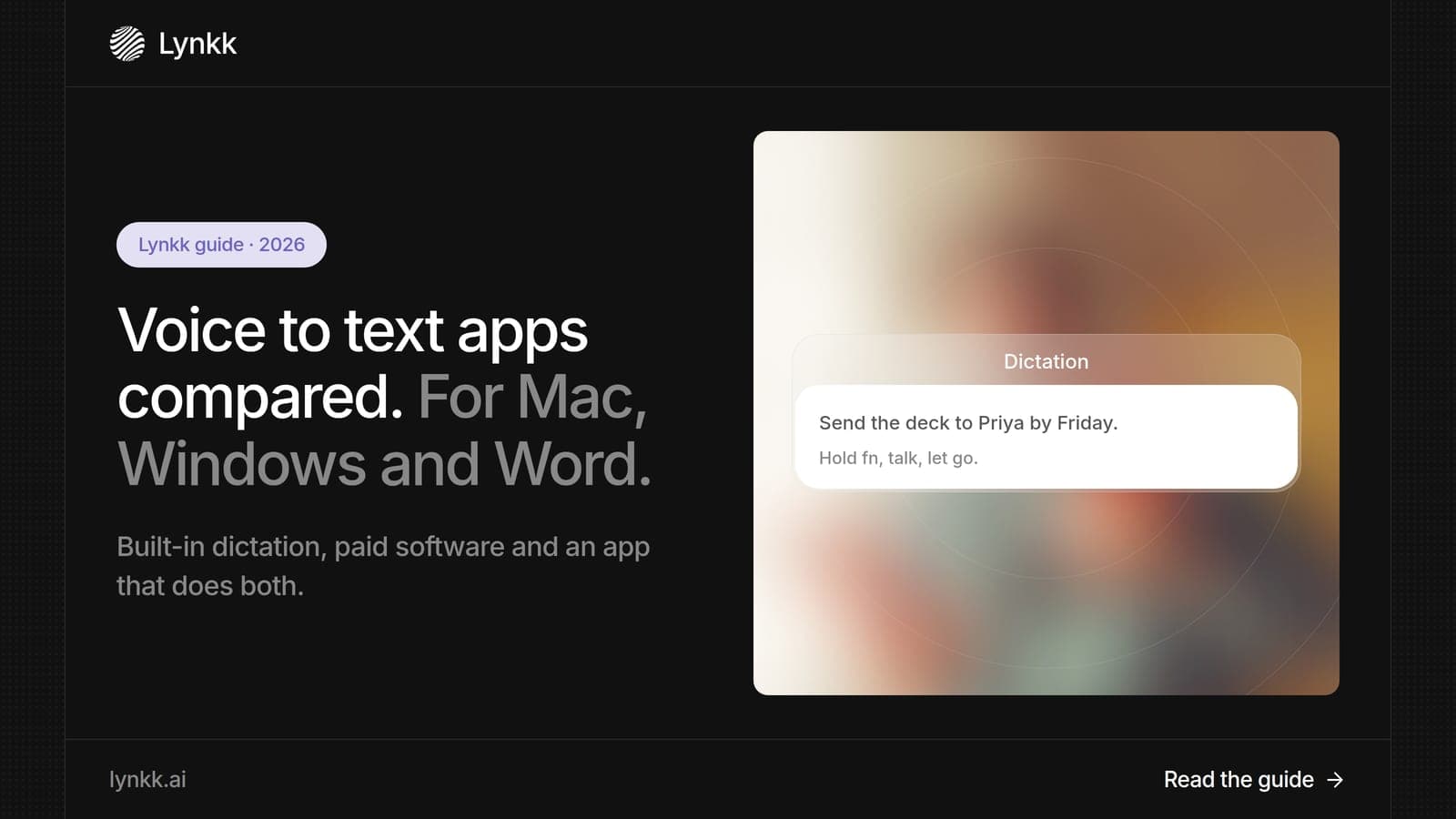 Best voice to text apps and dictation software compared for Mac, Windows and Word